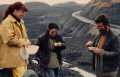 La pause th� dans la carri�re ... Annie Sotty, Roger et No�lle Gonon