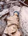 Alexandre Sotty 4 ans .. fait la sieste ... il est bien couvert car nous sommes en hiver